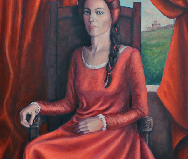 Nobildonna di Carmen Cassighi, 2018 - olio su tela 80x100. Premio della Combinata 2018